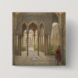 Chapa Cuadrada La corte de los leones, Alhambra, Granada, 185