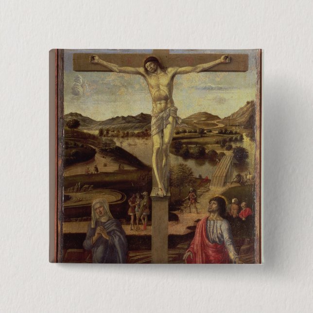 Chapa Cuadrada La crucifixión, c.1455 (Anverso)