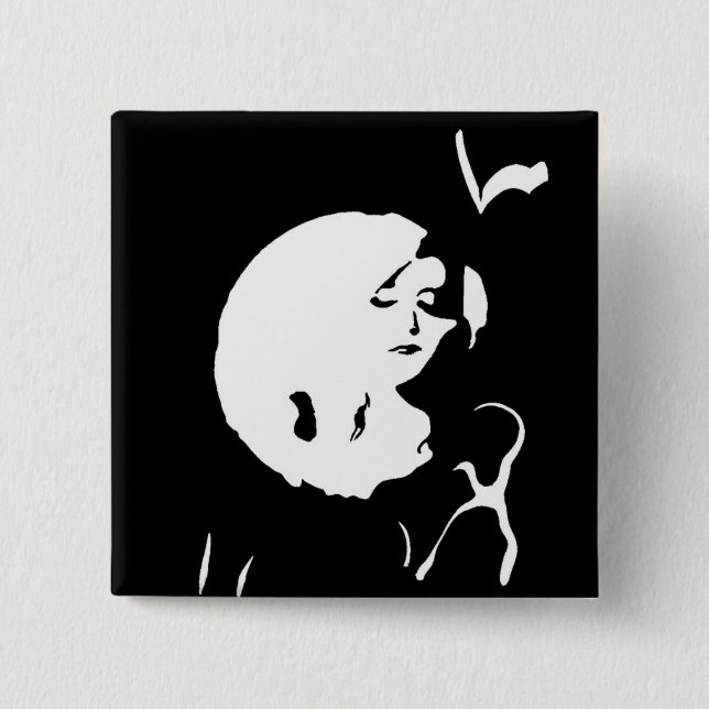 Chapa Cuadrada La Dama (Anverso)