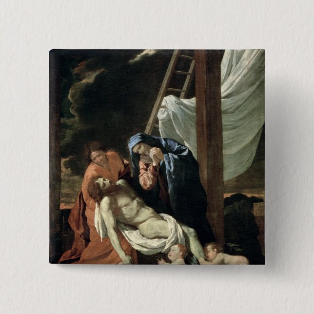 Chapa Cuadrada La deposición, c.1630 (Anverso)