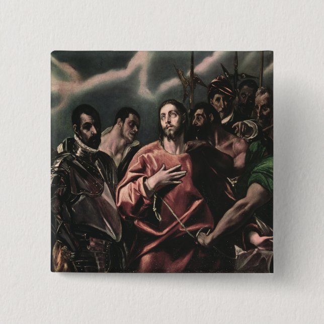 Chapa Cuadrada La desnudez de Cristo (Anverso)