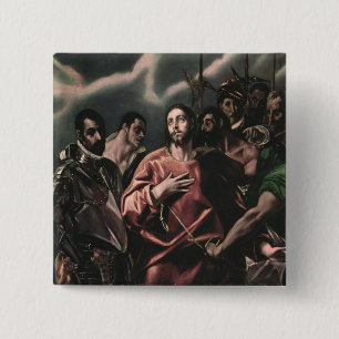Chapa Cuadrada La desnudez de Cristo