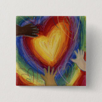 Chapa Cuadrada La diversidad de los corazones y las manos adoran