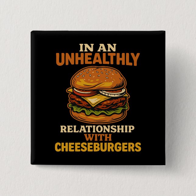 Chapa Cuadrada La divertida relación de Cheeseburger con Burger (Anverso)