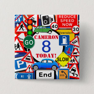 Chapa Cuadrada La edad del niño Personalizado de Rótulos callejer