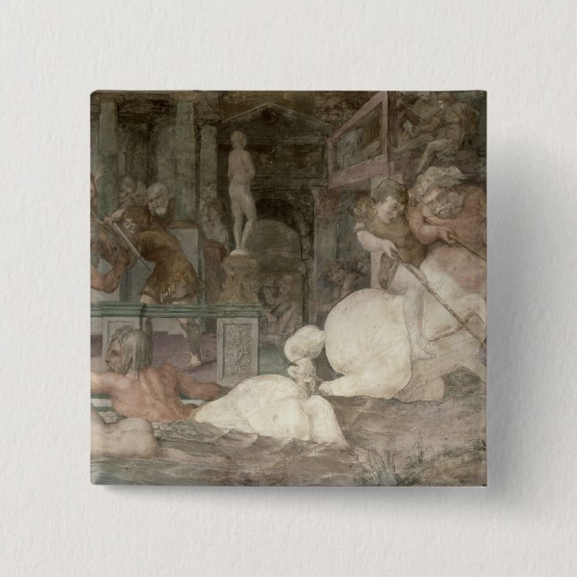 Chapa Cuadrada La educación de Aquiles (Anverso)