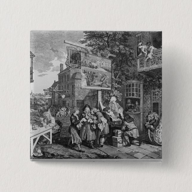 Chapa Cuadrada La elección II: Solicitación de votos para los (Anverso)