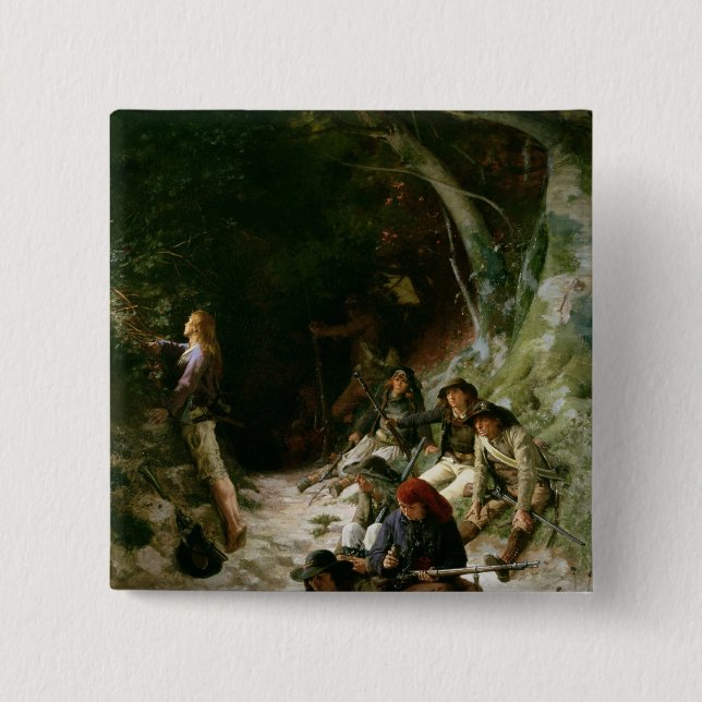 Chapa Cuadrada La emboscada (Anverso)