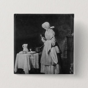 Chapa Cuadrada La enfermera atenta, c.1738
