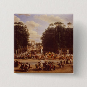 Chapa Cuadrada La entrada de Napoleon y de Marie-Louise