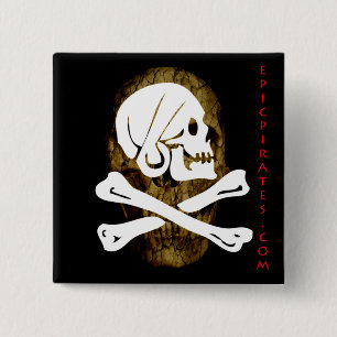 Chapa Cuadrada La epopeya piratea la bandera #9