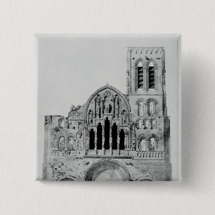 Chapa Cuadrada La fachada de La Madeleine de Vezelay