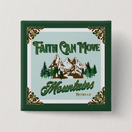 Chapa Cuadrada La fe puede mover montañas