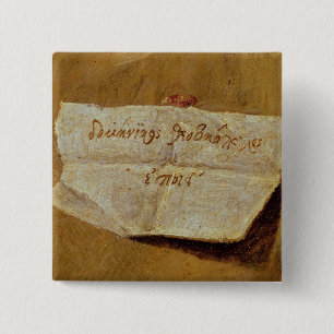 Chapa Cuadrada La firma de El Greco