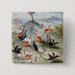 Chapa Cuadrada La flor justa en el Mountain