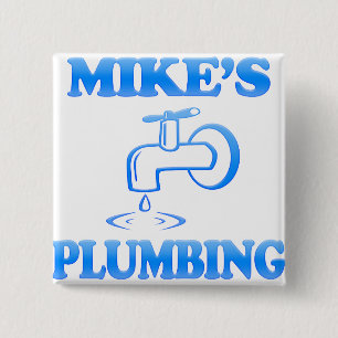 Chapa Cuadrada La fontanería de Mike