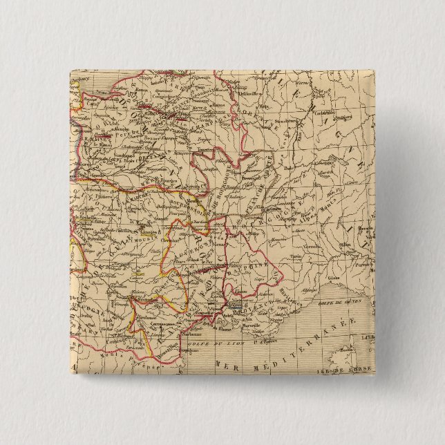 Chapa Cuadrada La France 1364 a 1380 (Anverso)