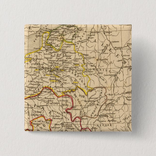 Chapa Cuadrada La France 1380 a 1422 (Anverso)