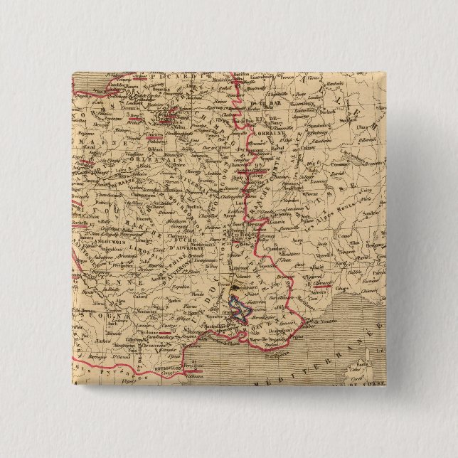 Chapa Cuadrada La France 1589 a 1643 (Anverso)