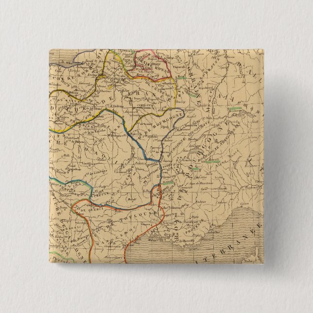 Chapa Cuadrada La France 843 a 987 (Anverso)
