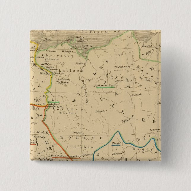 Chapa Cuadrada La Germanie 511 a 741 (Anverso)