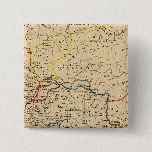 Chapa Cuadrada La Germanie a la fin del cerco 5e (Anverso)