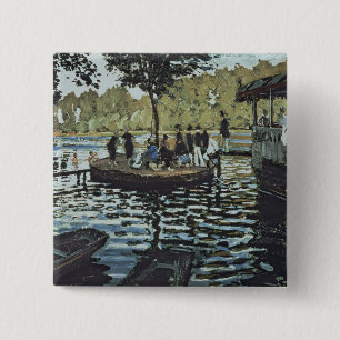 Chapa Cuadrada La Grenouillere de Claude Monet el