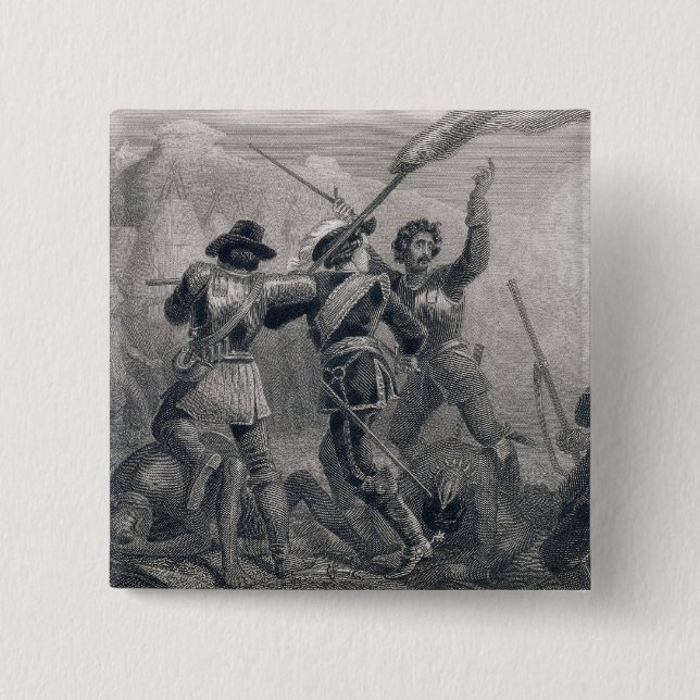 Chapa Cuadrada La guerra de Pequod (Anverso)