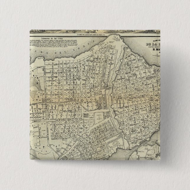 Chapa Cuadrada La Habana, Cuba (Anverso)