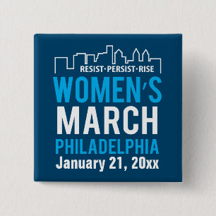 Chapa Cuadrada La hermana marzo Philadelphia enero de las mujeres