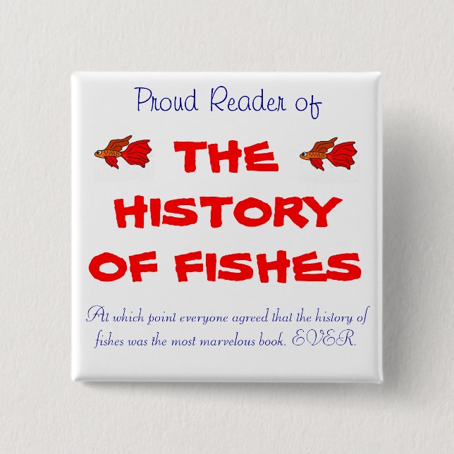 Chapa Cuadrada La historia de pescados (Anverso)