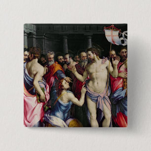 Chapa Cuadrada La incredulidad de St Thomas, c.1547