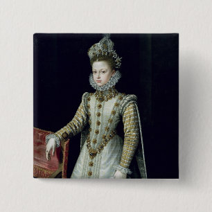 Chapa Cuadrada La infanta Isabel Clara Eugenie 1579