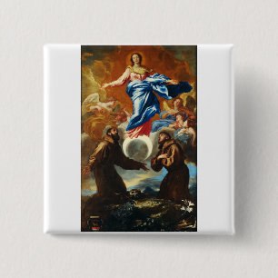 Chapa Cuadrada La Inmaculada Concepción de la Virgen María