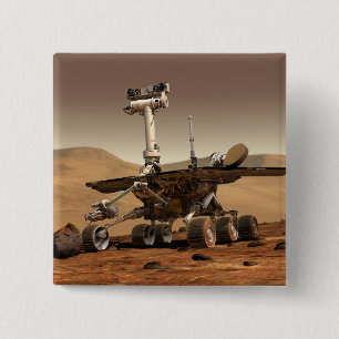 Chapa Cuadrada La interpretación del artista de Marte Rover