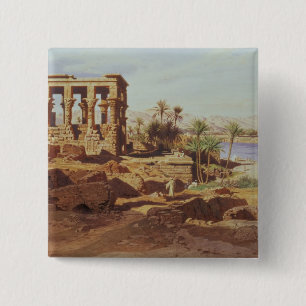 Chapa Cuadrada La isla de Philae, 1866 (w/c)