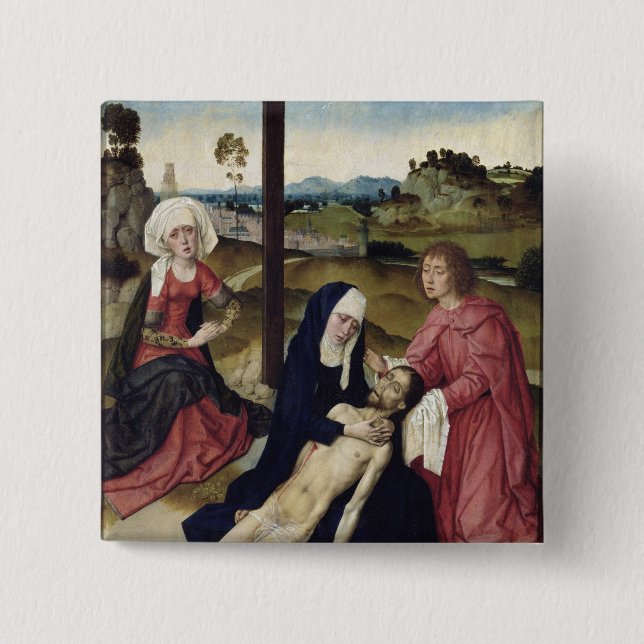 Chapa Cuadrada La lamentación, c.1455-60 (Anverso)