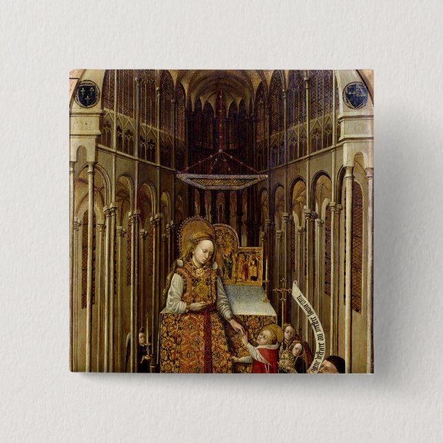 Chapa Cuadrada La llamada de la Virgen (Anverso)