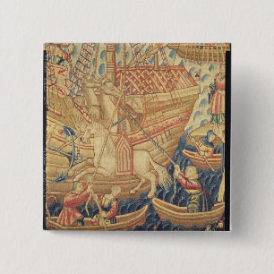 Chapa Cuadrada La llegada de Vasco de Gama en Calicut