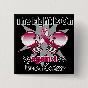 Chapa Cuadrada La lucha está encendido contra cáncer de gargant