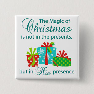 Chapa Cuadrada La magia de los Navidades