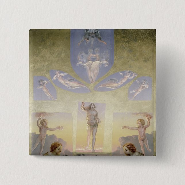 Chapa Cuadrada La mañana, c.1808-9 (Anverso)