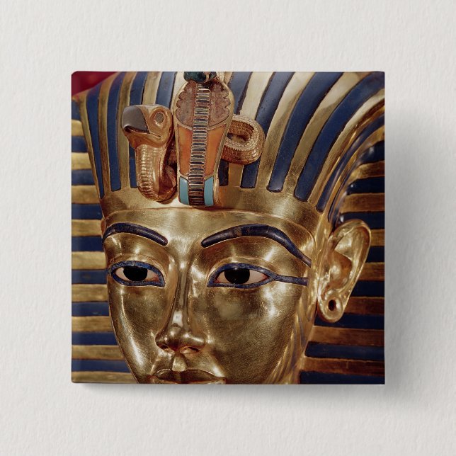 Chapa Cuadrada La máscara del oro, del tesoro de (Anverso)