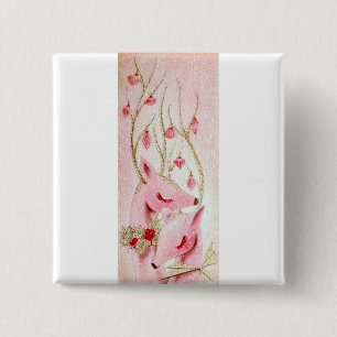 Chapa Cuadrada La mayoría de los ciervos hermosos del navidad de