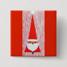 Chapa Cuadrada La mayoría del navidad hermoso Santa del vintage