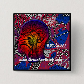 Chapa Cuadrada la mente-dentro-trippy - Personalizada - Personali