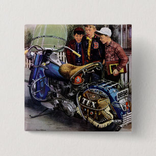 Chapa Cuadrada La motocicleta de Tex