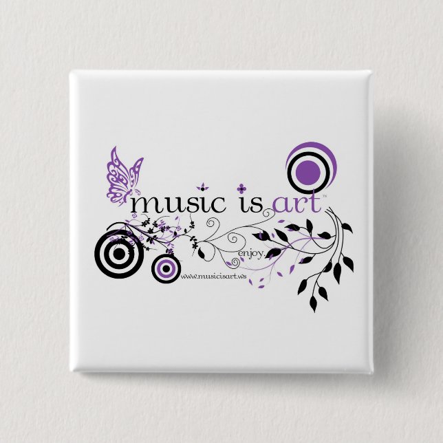 Chapa Cuadrada La música es arte (Anverso)