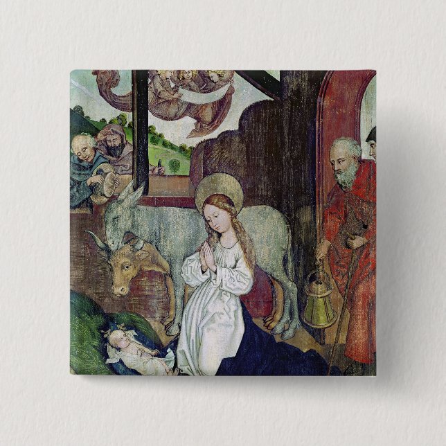 Chapa Cuadrada La natividad (Anverso)