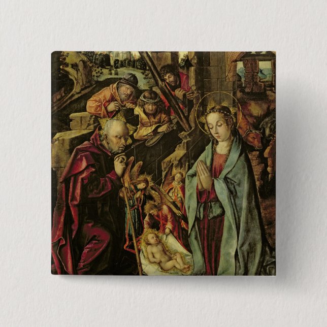 Chapa Cuadrada La natividad (Anverso)